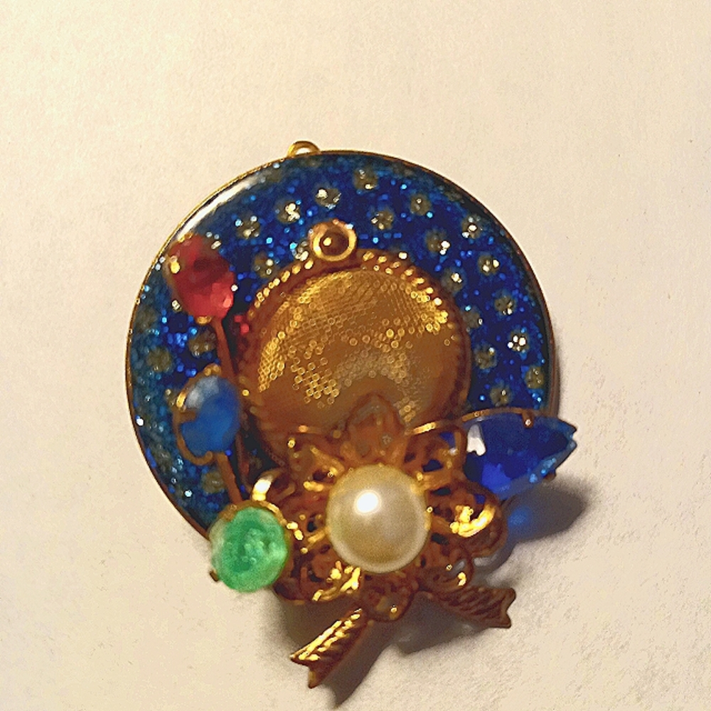 Pearl Hat Brooch